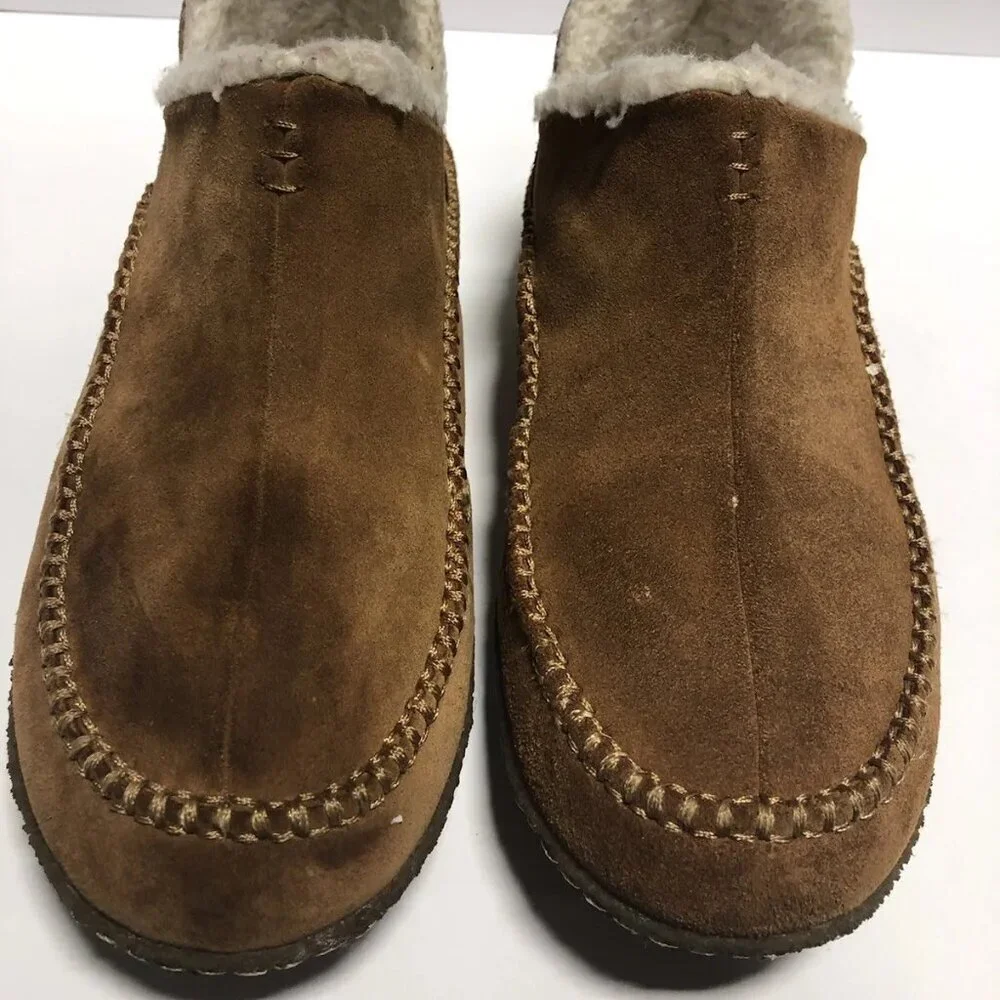 Sorel Men’s Manawan II Brown Slippers, Size 9 M